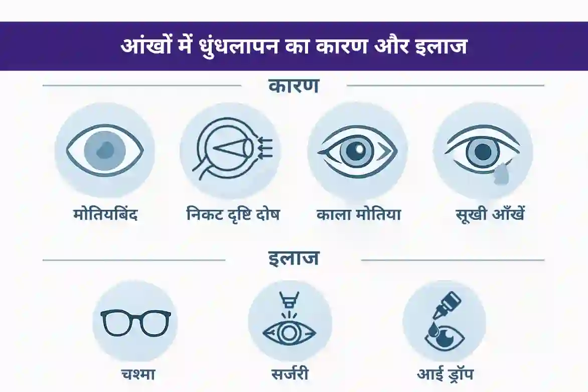 आंखों में धुंधलापन: कारण, लक्षण और प्रभावी इलाज के तरीके