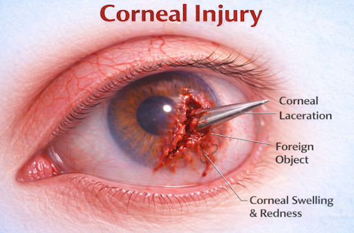 Corneal injury
