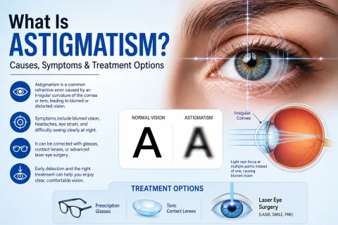 What Is Astigmatism? Causes, Symptoms & Treatment Options