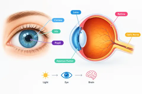 Human Eye Anatomy: Parts, Structure and Function