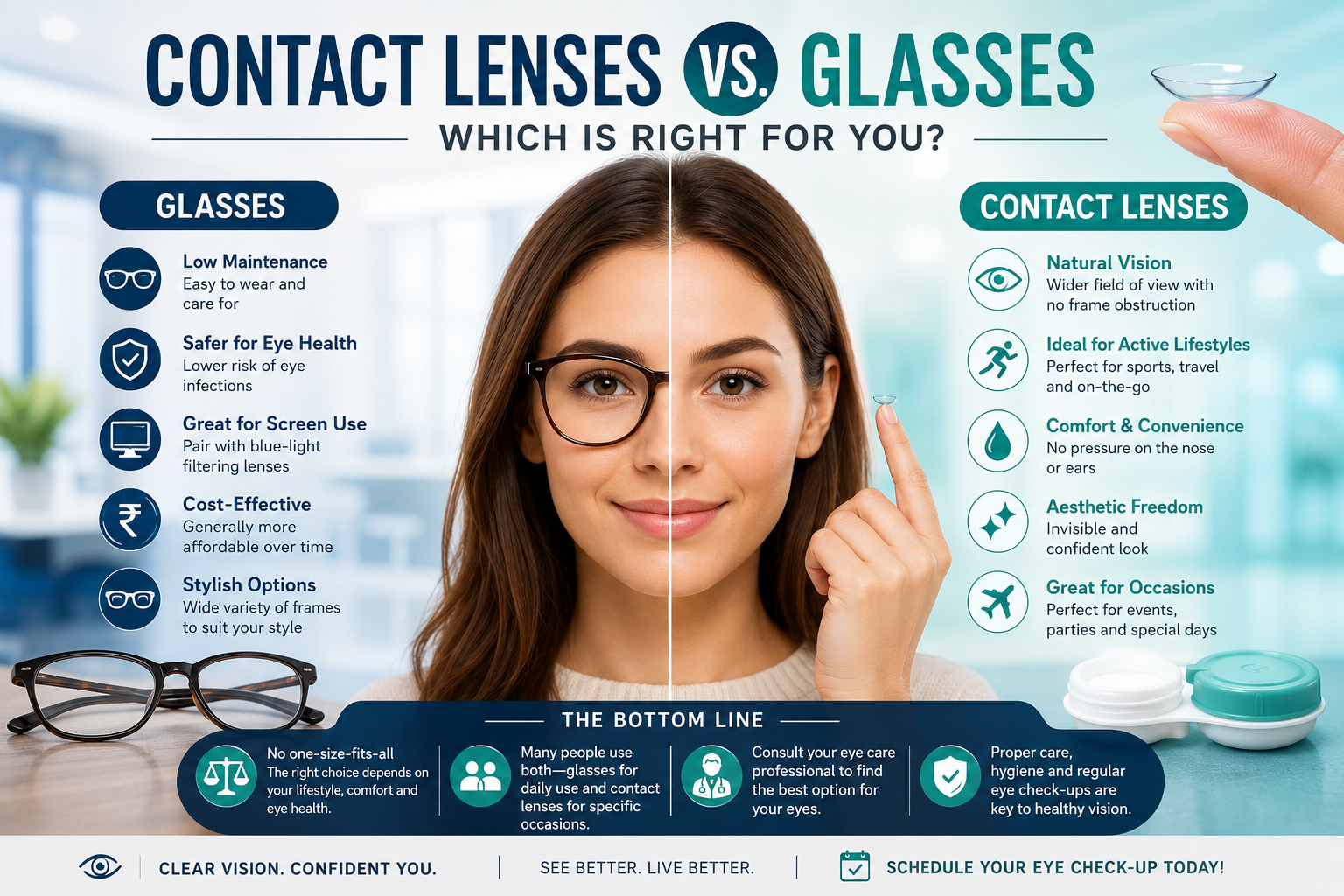 Contact Lenses vs Glasses