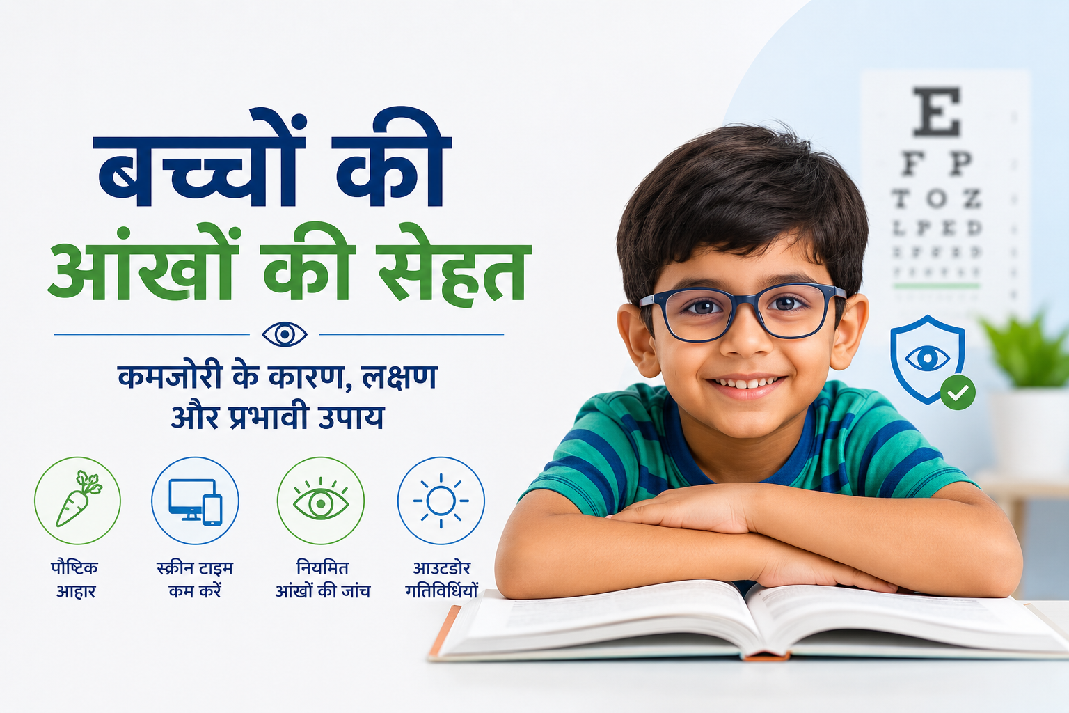 बच्चों की आंखों की रोशनी कम होना