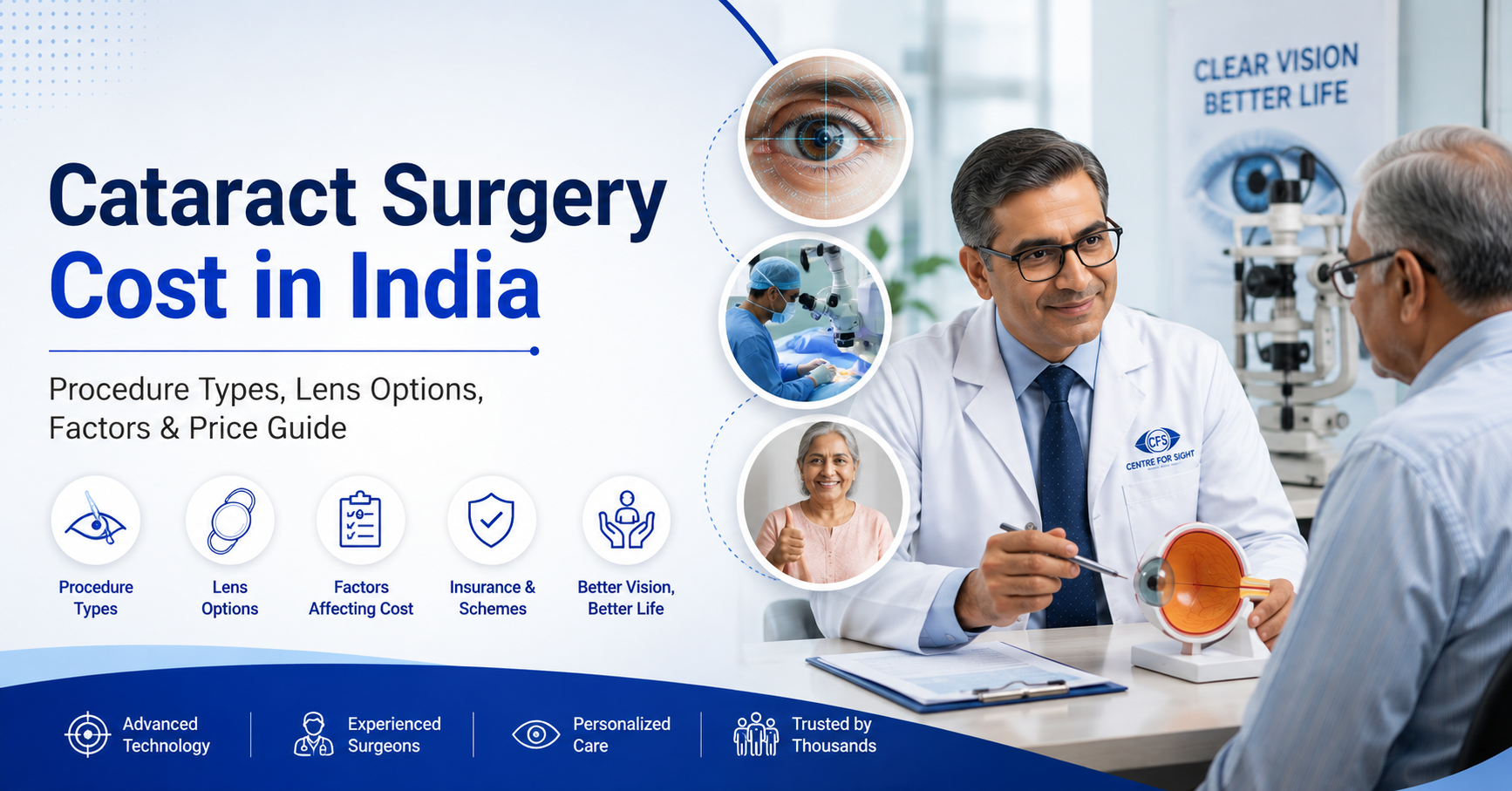Cataract Surgery Cost in India